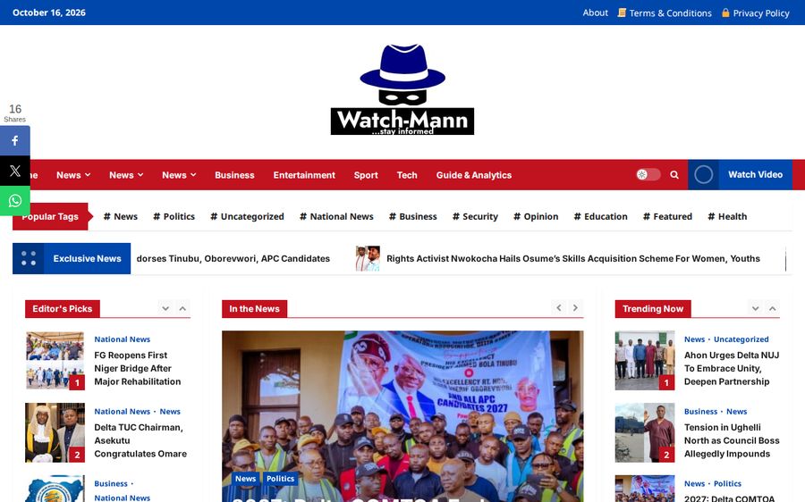 Watch-Mann News